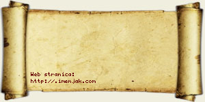 Kristina Veljković vizit kartica